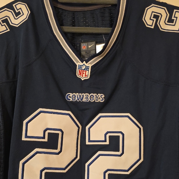 Nike Navy Cowboys Jersey E. Smith # 22 Retired Jersey With Stiched on Details. - Picture 6 of 10